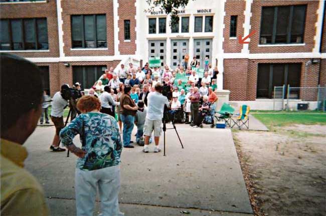 photo taken at the Press Conference on July 1, 2009, by Jack Lawrence