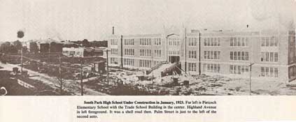 South Park c 1922, photo from Ray Asbury's book The South Park Story, 1891�1971, supplied by Debra Pearson.  Click for full size.