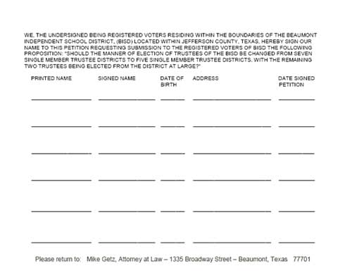 click here for printable petition
