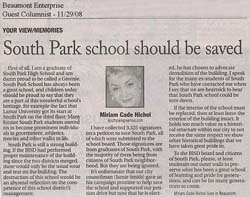 written by Miriam Cade Nichol